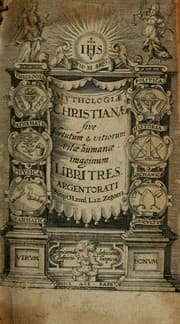 Tapa de Mythologiae Christianae, sive, Virtutum & vitiorum vitae humanae imaginum libri tres