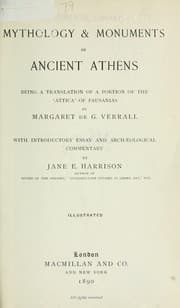 Tapa de Mythology and monuments of ancient Athens