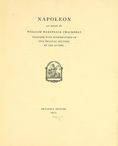 Tapa de Napoleon