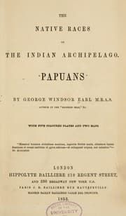 Tapa de The native races of the Indian Archipelago