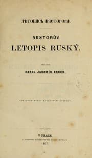 Tapa de Nestoruv Letopis ruskú