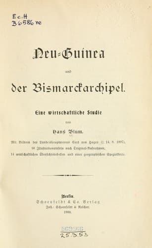 Tapa de Neu-Guinea und der Bismarckarchipel