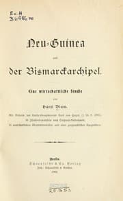 Tapa de Neu-Guinea und der Bismarckarchipel