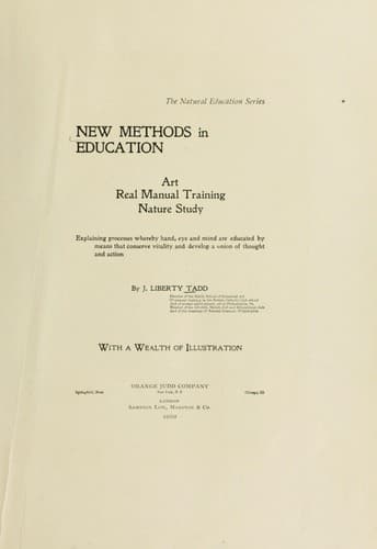 Tapa de New methods in education