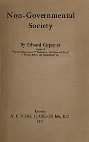 Tapa de Non-governmental society