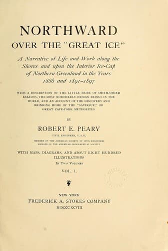 Tapa de Northward over the great ice