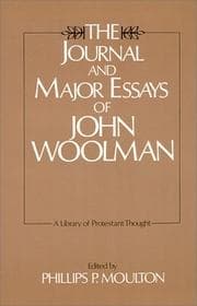 Tapa de The journal and major essays of John Woolman