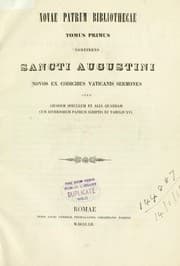 Tapa de Novae patrum bibliothecae