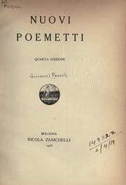 Tapa de Nuovi poemetti