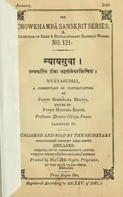 Tapa de Nyāyasudhā