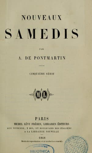 Tapa de Nouveaux samedis