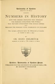 Tapa de Numbers in history