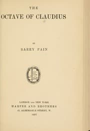 Tapa de The octave of Claudius