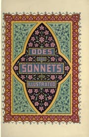 Tapa de Odes and sonnets, illustrated