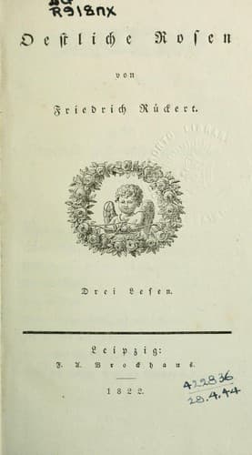 Tapa de Oestliche Rosen