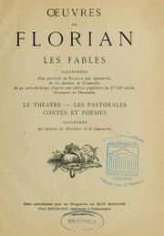 Tapa de Oeuvres de Florian