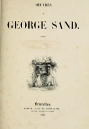 Tapa de Oeuvres de George Sand