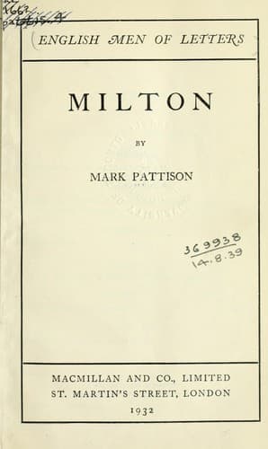 Tapa de Milton