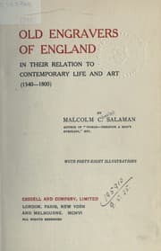 Tapa de The old engravers of England