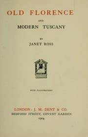 Tapa de Old Florence and modern Tuscany