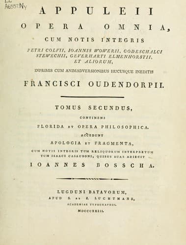 Tapa de Opera omnia