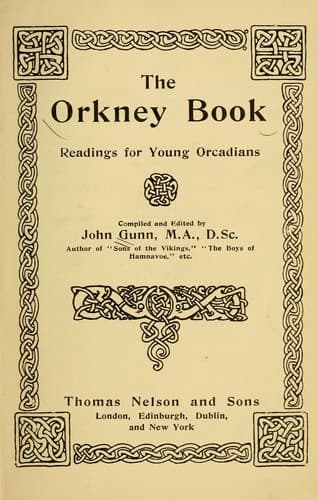 Tapa de The Orkney book