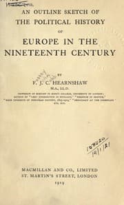 Tapa de An outline sketch of the political history of Europe in the nineteenth century