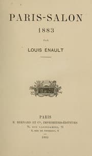 Tapa de Paris - Salon 1883