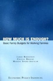 Tapa de How Much is Enough? Basic Family Budgets for Working Families
