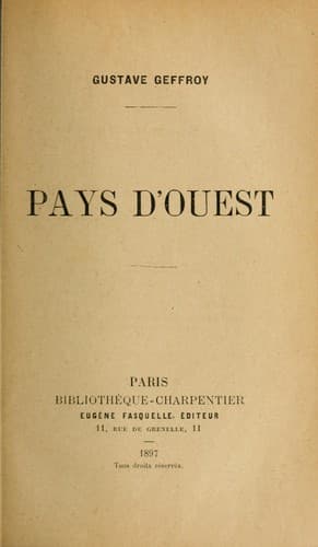 Tapa de Pays d'ouest