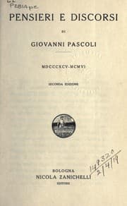 Tapa de Pensieri e discorsi, 1895-1906