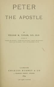 Tapa de Peter the apostle