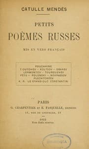 Tapa de Petits poèmes russes mis en vers français