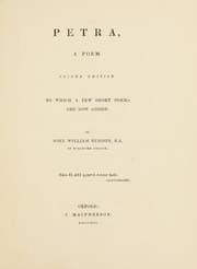 Tapa de Petra, a poem