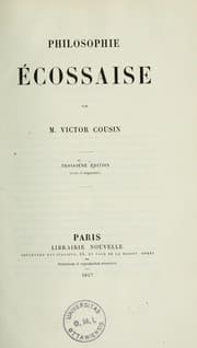 Tapa de Philosophie écossaise