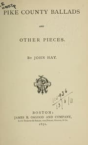 Tapa de Pike county ballads