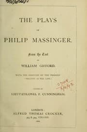 Tapa de Plays, from the text of William Gifford, with the addition of the tragedy "Believe as you list"