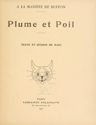 Tapa de Plume et poil