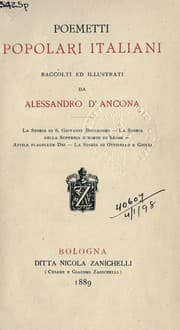 Tapa de Poemetti popolari italiani
