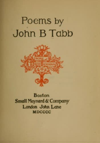 Tapa de Poems