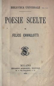 Tapa de Poesie scelte