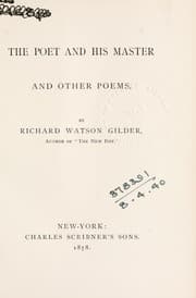 Tapa de The poet and his master, and other poems