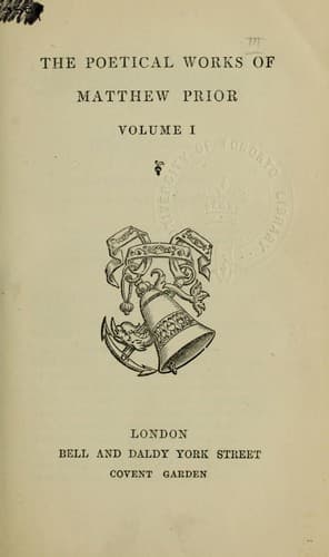 Tapa de Poetical works