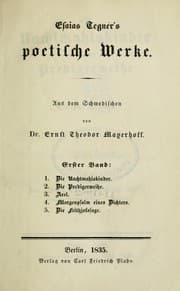Tapa de Poetische Werke