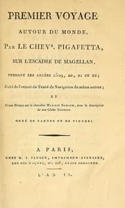 Tapa de Premier voyage autour du monde