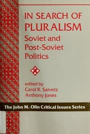 Tapa de In search of pluralism