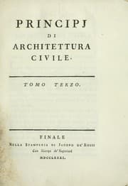 Tapa de Principj di architettura civile