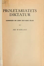 Tapa de Proletatiatets diktatur