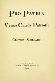 Tapa de Pro patria, verses chiefly patriotic