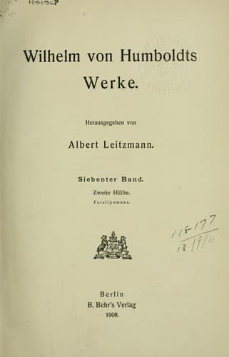 Tapa de Gesammelte Schriften